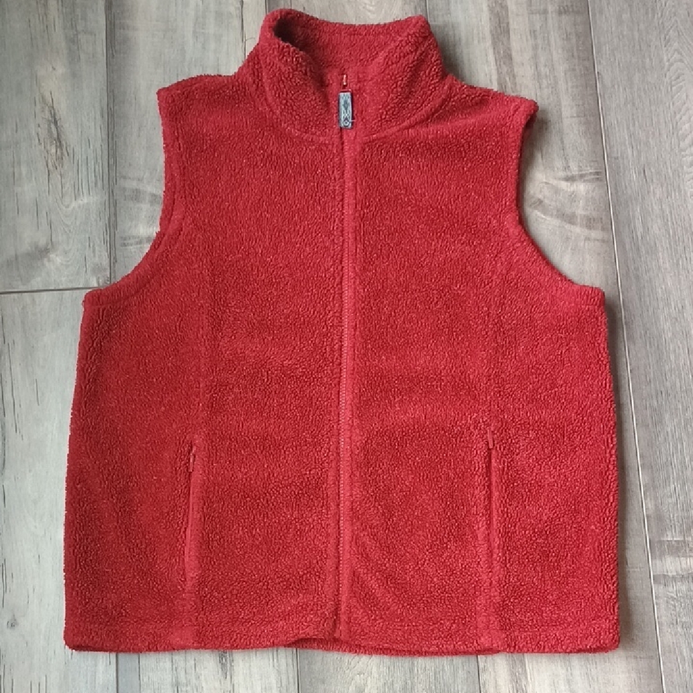Cabela's Red Fleece Vest
